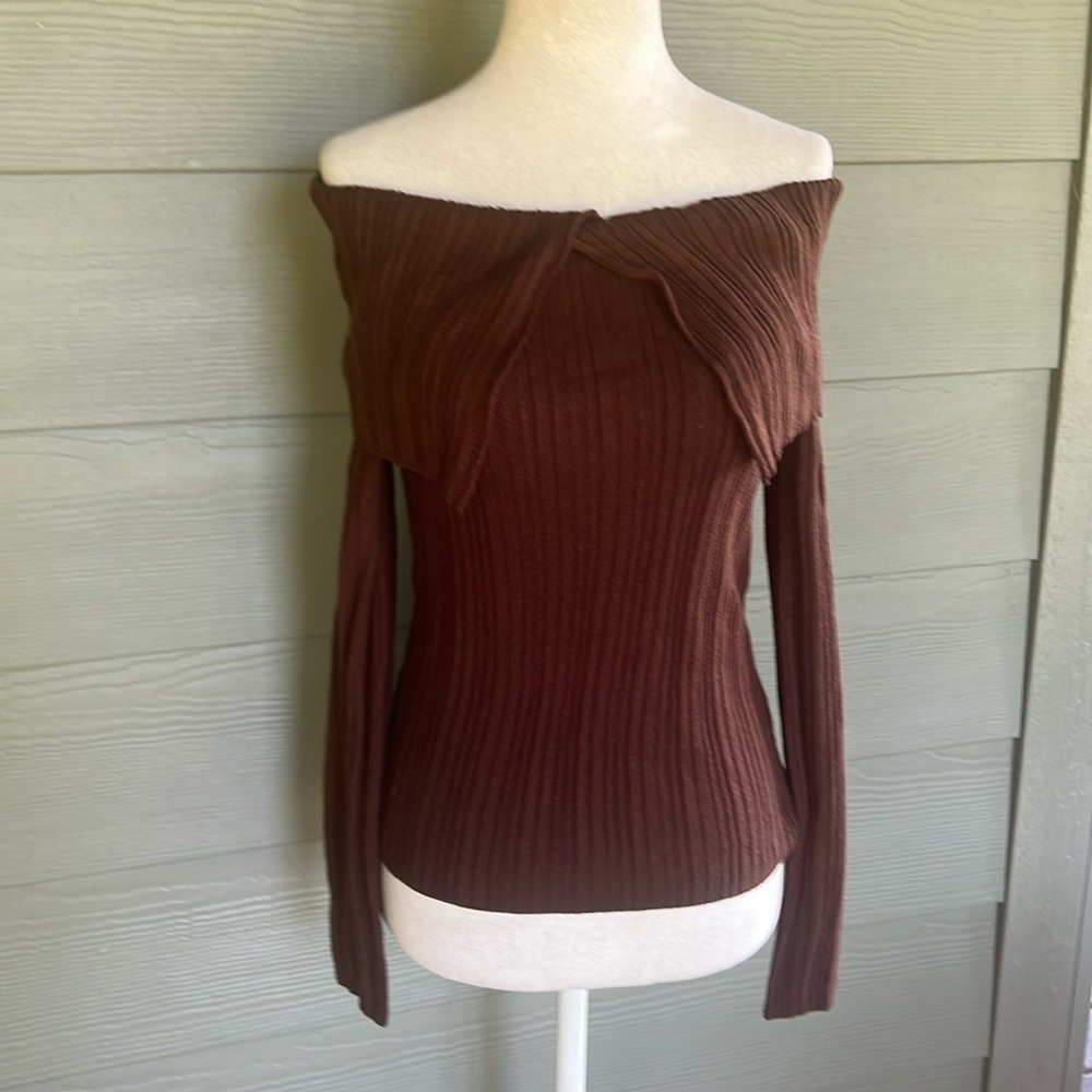 ASOS Design Off Shoulder Sweater